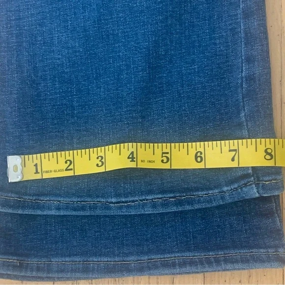 LEVI’S Classic Bootcut Jeans Stretch Mid-Rise Blue Denim Size 34 - Picture 16 of 16